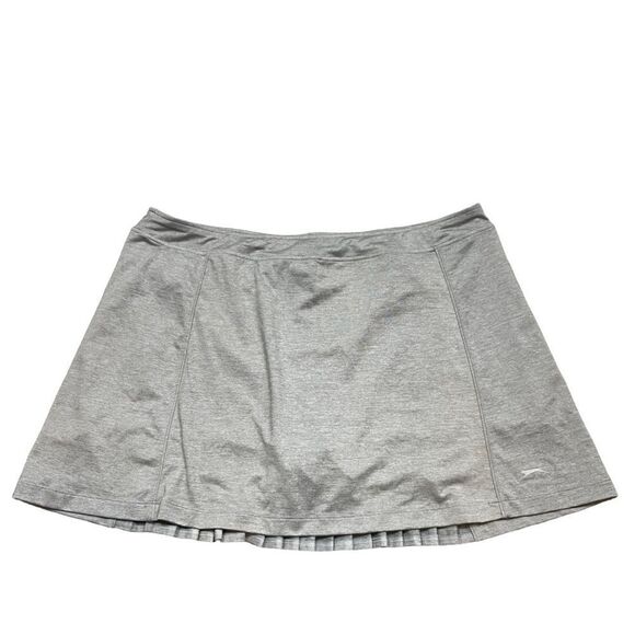 New without Tags Slazenger Ladies Grey Golf Skort With Pleated Back Hem Size XXL - Picture 2 of 12